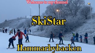 Skistar Hammarbybacken skidåkning ⛷️ skiing [upl. by Donahoe]