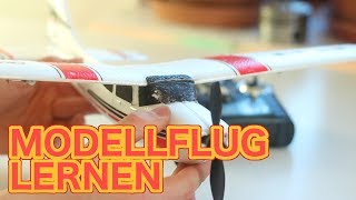 RC FLUGZEUG FLIEGEN LERNEN  Tutorial und Tipps für Anfänger Modellflug Anleitung [upl. by Cami]