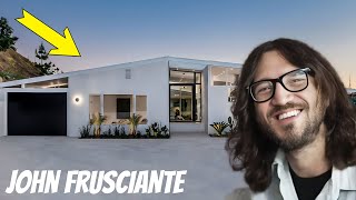 Red Hot Chili Peppers John Frusciante  House Tour  455 Million Mid Century Modern Hollywood Hill [upl. by Nwahshar55]