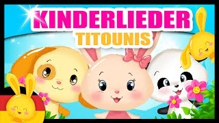 Kinderlieder zum Mitsingen  Kinderlieder deutsch  Titounis  German kids songs  60min [upl. by Mercola842]