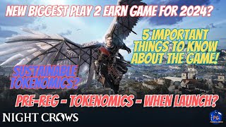 2024 BIGGEST PLAY TO EARN MMORPG ON MOBILE PHONE  NIGHTCROW BETTER THAN MIR4  SUPER GANDA NG GAME [upl. by Jaan]