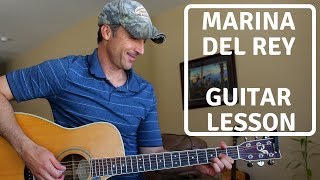 Marina Del Rey  George Strait  Guitar Tutorial [upl. by Lissak]