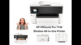 HP OfficeJet Pro 7740 Wide Format AllinOne Printer [upl. by Eiral]