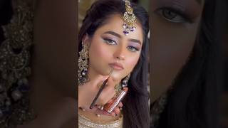 bridal eye makeup step by step  bridal makeup with kashees product s  asoka makeup trends [upl. by Sidnak97]