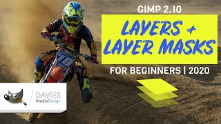 GIMP Layers and Layer Masks Explained  InDepth GIMP Basics Tutorial [upl. by Isnam]