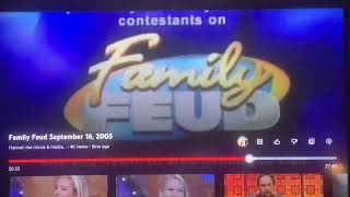 Family feud contestants plug 2005 [upl. by Atinus]