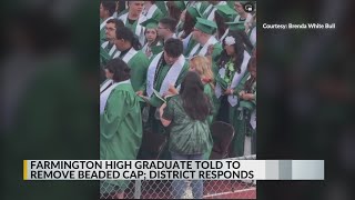 Farmington High School graduate told to remove Native American beaded graduation cap [upl. by Azaria]