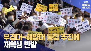 글로컬 대학 진통대학 통합 추진에 학생 반발 20240321목뉴스데스크부산MBC [upl. by Amoritta118]