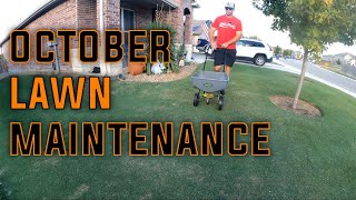 October Bermudagrass Lawn Maintenance in Texas [upl. by Bessie]