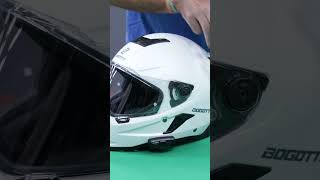 Motorradhelm Visierwechsel am Bogotto Rapto fcmototv motorrad bikelife [upl. by Airamesor694]