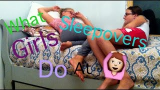 What girls do at sleepovers Expectations vs Reality [upl. by Ubald]