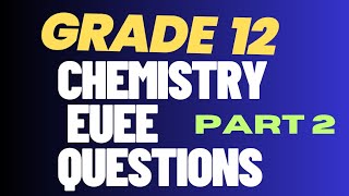 chemistry euee with answer [upl. by Pilihp]