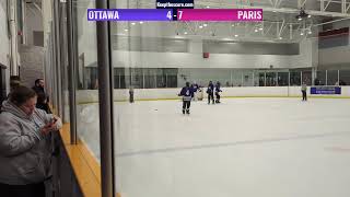 Oshawa Ringette Tournament  U16A  Ottawa Ice vs Paris Thunder  20241026 [upl. by Gally]