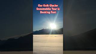 Our Knik Glacier Snowmobile Tour is Booking Fast [upl. by Aihsercal595]