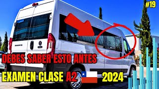 TEST DEL EXAMEN CLASE A2 CHILE 🔥COMO SACAR LA LICENCIA CLASE A2 EN CHILE TEST EXAMEN A2 CHILE 2024 [upl. by Constantia473]