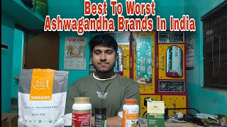 Best To Ashwagandha Brands In India Comparison Top 5 Ashwagandha Brands Comparison [upl. by Cini508]