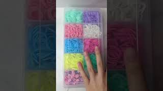 Unboxing ASMR Rainbow Loom Sugar Pop kit from Michaels Stores [upl. by Adnoral]