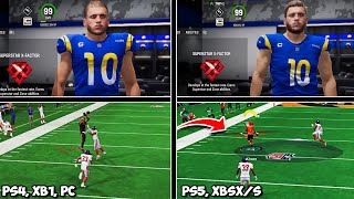 Madden 23 Old Gen vs New Gen Side By Side Its Not Close [upl. by Mailliw]