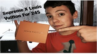 I Got A Supreme X Louis Vuitton Wallet For 24 Ioffer Review Insane Replica [upl. by Eiramannod]