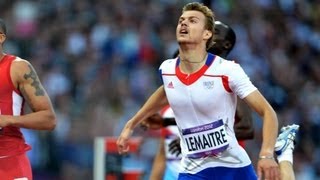 Jo  Athlétisme  le Français Christophe Lemaitre en finale du 200 m [upl. by Frederich]