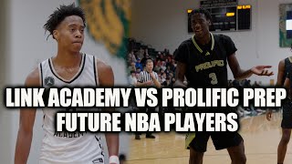 Link Academy vs Prolific Prep Tre Johnson vs Aj Dybansta Tyran Stokes Labaron Philon [upl. by Katzen]