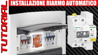 Salvavita che scatta TUTORIAL installazione Riarmo Automatico [upl. by Laemsi]