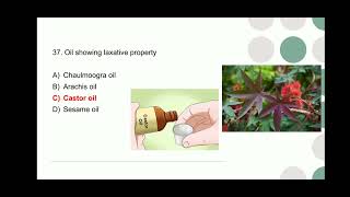 Pharmacognosy MCQ 26  50  Pharma MCQnest by PharmaElite [upl. by Coridon300]