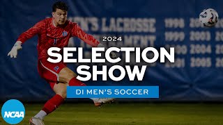 2024 NCAA DI mens soccer championship selection show [upl. by Gairc135]