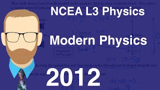 2012 Modern Physics Exam NCEA Level 3 Physics [upl. by Acirretahs]