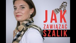 Jak zawiązać szalik  ciekawe sposoby [upl. by Oilegor]