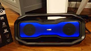 First Look The Brand New Altec Lansing Rockbox XL 20 Bluetooth Speaker Boombox [upl. by Maffei]