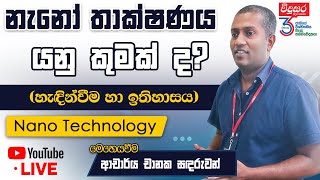 What is Nano Technology  නැනෝ තාක්ෂණය යනු කුමක් ද  Dr Chanaka Sandaruwan [upl. by Sisak]