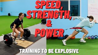 Speed And Power Training To Be Explosive  Elite Athlete Strength And Conditioning Training [upl. by Shannen]