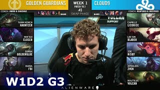 Golden Guardians vs Cloud 9  Week 1 Day 2 S10 LCS Spring 2020  GG vs C9 W1D2 [upl. by Yenttirb]