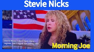 Stevie Nicks ENCOURAGES Fans with Morning Joe Message [upl. by Delaine]