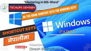 Essential windows key shortcuts you need to know 🚀 MSWord  Windows key  msword microsoft [upl. by Aihtekal]