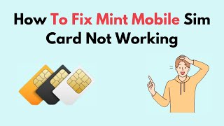 How to Fix Mint Mobile Sim Card Not Working [upl. by Ittocs]