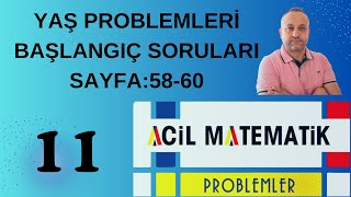 11 Yaş Problemleri Başlangıç Soruları Acil Matematik Problemler Fasikülüproblem acilmatematik9818 [upl. by Adnovoj]