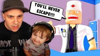 Father Son ESCAPE THE DENTIST  Roblox [upl. by Screens]