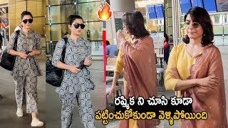 See How Samantha Shows her Attitude Towards Rashmika Mandanna at Mumbai Airport  Friday Culture [upl. by Anivad]