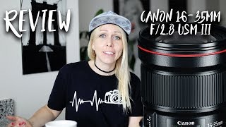 Review Canon 1635mm f28 III lens  worth the price [upl. by Siekram]