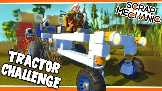 Scrap Mechanic  TRACTOR CHALLENGE Vs AshDubh  21  Gameplay [upl. by Karry]