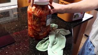 Attack of the wild kimchi A jar opening [upl. by Waers]