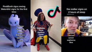 Relatable Zodiac Signs TikTok Compilation [upl. by Inittirb]