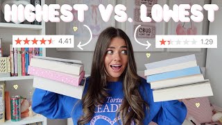 reading the highest and lowest rated books on my tbr 📚⭐️✈️ spoiler free reading vlog [upl. by Nimar]