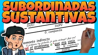 📚 ORACIÓN SUBORDINADA SUSTANTIVA  Análisis sintáctico [upl. by Ahsilek]