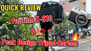 Quick Review Fujifilm XS10 and Peak Design Tripod Carbon after 2 years abused [upl. by Yennep]