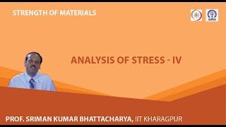 Analysis of Stress  IV [upl. by Peih]