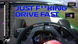 quotJust Fking Drive Fastquot  Race Engineers Response to Jehan Daruvala  F2 British Grand Prix [upl. by Glynas27]