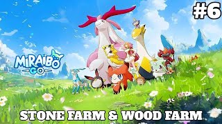 STONE FARM amp WOOD FARM  MIRAIBO GO  TELUGU  GAME PLAY  6  SOUTH INDIA GAMERS [upl. by Redmund887]